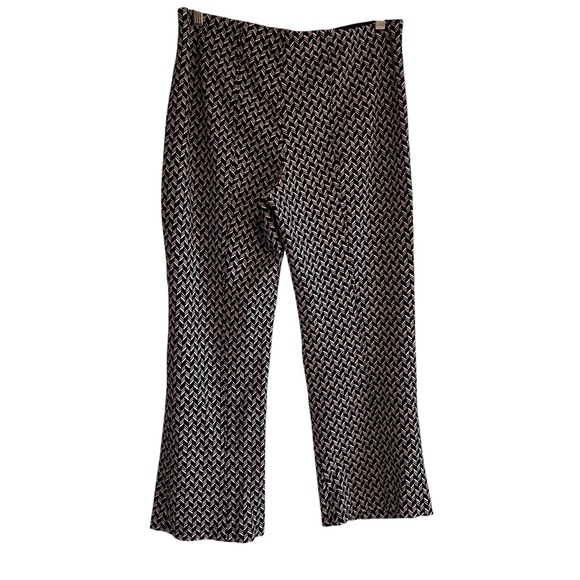 Anthropologie The Margot Kick-Flare Cropped Pants size L like new condition - Picture 9 of 14